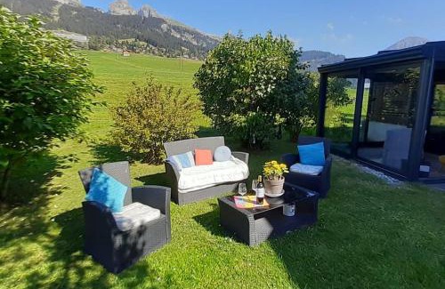 Leysin Apartment | Pet-Friendly Chalet d'Ayral with Private Garden Retreat