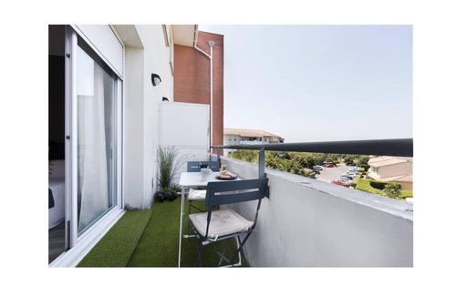 Cugnaux Apartment | Relax at Studio Diane III: Pool, Parking & Metro Access