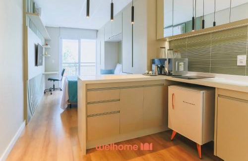 Cotia Apartment | Modern Apartment with Balcony in Cotia, São Paulo