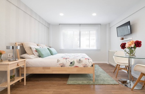 Santiago de Compostela Apartment | Cozy Studio by the Cathedral: Free WIFI & Lake Views