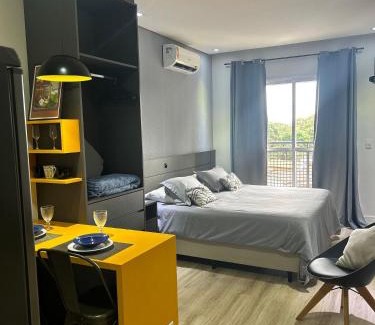 Cotia Apartment | Exceptional Studio Flat Suite Completo 519 with Pool Access