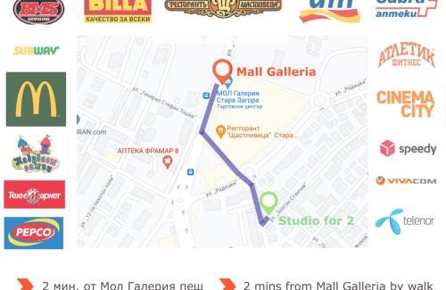 Stara Zagora Apartment | Comfortable Studio for 4 Near Mall with Free Parking