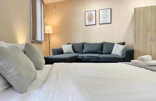 Stara Zagora Apartment | Comfortable Studio for 4 Near Mall with Free Parking
