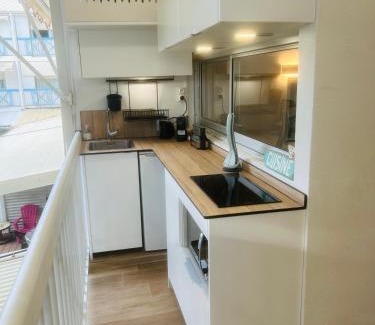 Pointe du Bout Apartment | Cozy Oceanfront Studio at Hotel Carayou - 4 Stars, Rated 9.5