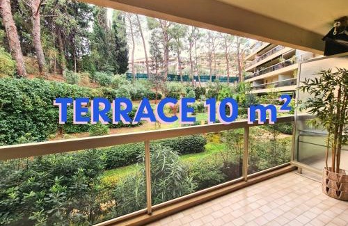 Fabron Apartment | Exceptional Studio with Terrace, Steps from the Sea