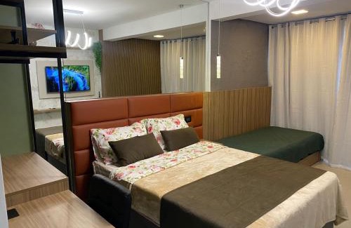 Guarulhos City Centre Apartment | Cozy Studio I Patteo Bosque Maia with Oceanfront Pool