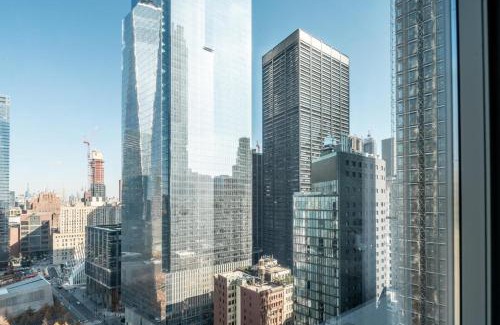 Financial District Apartment | Modern Studio in Tribeca with Rooftop Deck & Gym Access