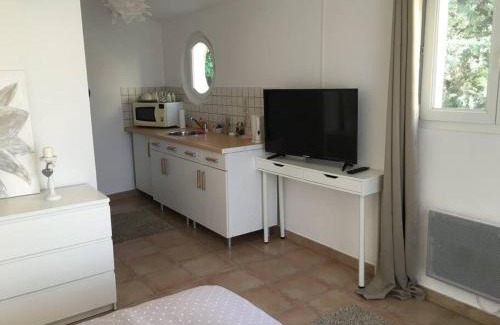 Balaruc-les-Bains Apartment | Independent Studio with Oceanfront Views and Pool Access