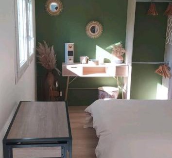 Les Hauts de Saint-Aubin Apartment | Peaceful Independent Studio with Child-Friendly Amenities