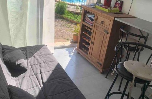 Carnoules Apartment | Inviting Studio with Pool and Oceanfront Views