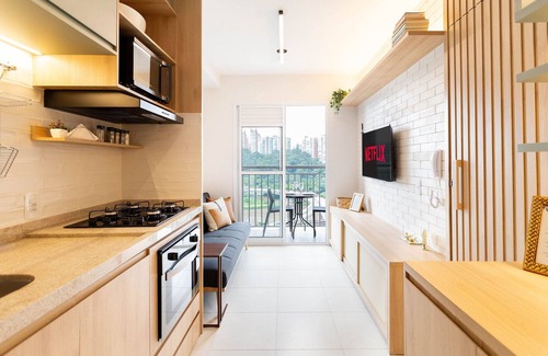 Panamby Apartment | Relaxing Retreat at Studio Laguna with Pool & Spa