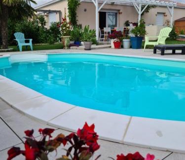 Les Epesses Apartment | Family-Friendly Studio Le Pavachon with Heated Pool