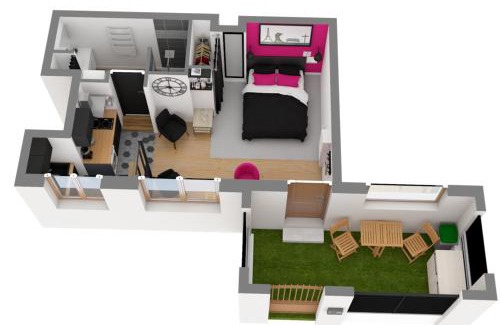 Chevilly-Larue Apartment | Exceptional Stay at Studio le Petit Baroque – 9.3/10 Rating