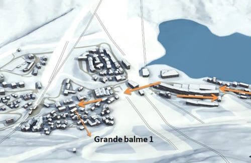 Les Almes Apartment | Bright Studio Near Slopes with WiFi and Western View