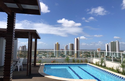 Mossoro Apartment | Pet-Friendly Studio Lux West Flat with Oceanfront Pool