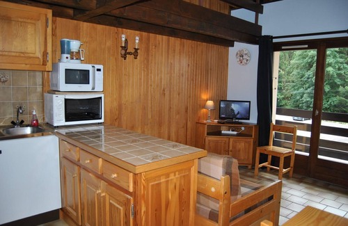 La Bresse Apartment | Cozy Studio Mezzanine with Balcony near Hohneck Tracks