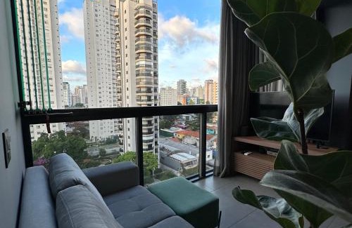 Vila Olimpia Apartment | Modern Studio with Pool & Ocean View in Vila Olímpia
