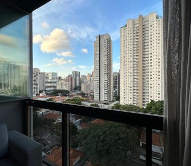 Vila Olimpia Apartment | Modern Studio with Pool & Ocean View in Vila Olímpia