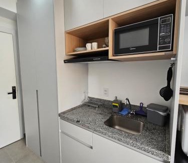 Santo Amaro Apartment | Modern Studio Near Alto da Boa Vista Metro - Rated 9.1/10
