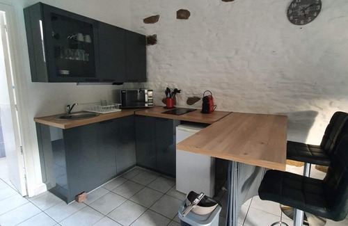 Bonnemain Apartment | Cozy Studio "nid Cosy" with Heated Pool and Ocean View