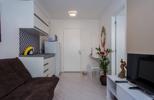 Santo Amaro Apartment | Modern Studio Near Expo Transamerica and Metro Access