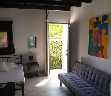 Sithonia Apartment | Oceanfront Studio Porto Marina with Private Beach Access