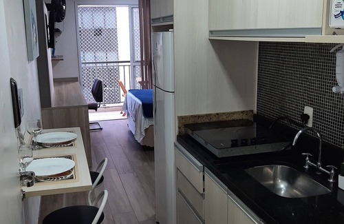 Central Zone Apartment | Ideal Studio Near Metro Avs. Paulista with Pool & Spa