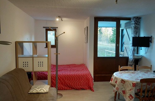 Les Rousses Apartment | Studio rénové, Terrasse S-O, prestations de qualité - Résidence Les Adraits