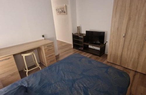 Bourges Apartment | Cozy Studio Renard in Marais with Garden Terrace