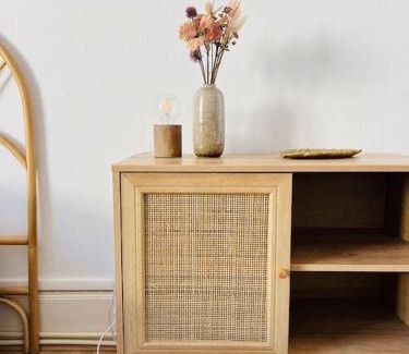Luxeuil-les-Bains Apartment | Unique Studio Renard: Bohemian Style for Family Fun