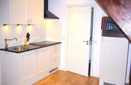 Wieringerwaard Apartment | Cozy Studio Rose with Kitchen in Apartment Farm Nieuwesluis