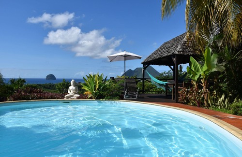 Le Diamant Apartment | Oceanfront Studio with Pool & Pet-Friendly Amenities