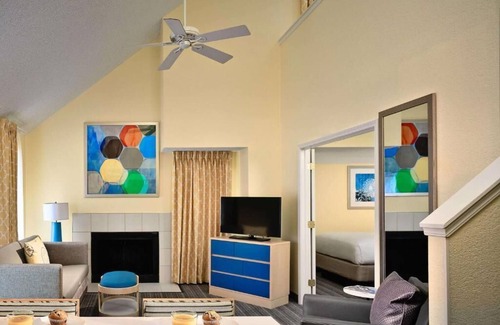 Somers Point House | Accessible Studio Suite with King Bed and Roll-in Shower