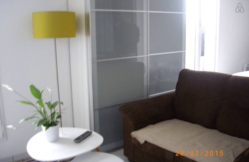 Les Sables d'Olonne Apartment | Inviting Studio Terrace with Ocean View in Secure Residence