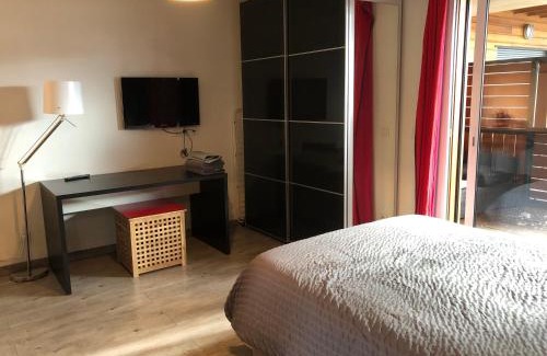 Porte Des Alpes - Mi Plaine - Manissieux Apartment | Cozy Studio with Terrace Near Technology Park