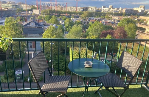 Meudon Apartment | Cozy Studio Terrasse with Seine Views near Eiffel & Versailles