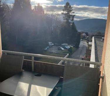 Baiersbronn Apartment | Relax at Studio Tonbachblick with Pool Access & High Ratings