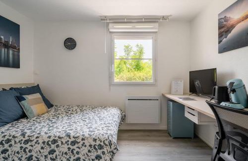 Mulhouse Apartment | Beautiful Studio Tranquille with Kitchen & Accessibility