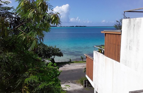 Bora Bora Apartment | Relaxing Studio Vue Lagon Moana with Kitchen Amenities