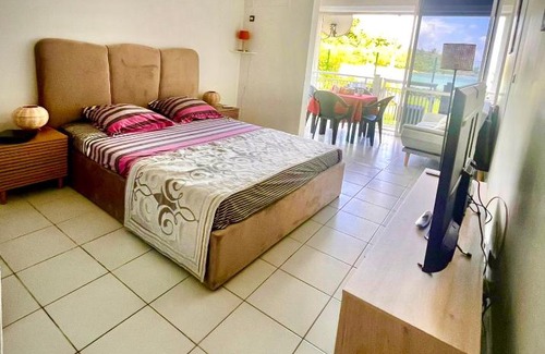 Bas du Fort Apartment | Ocean View Studio at Village Viva - Family-Friendly Escape