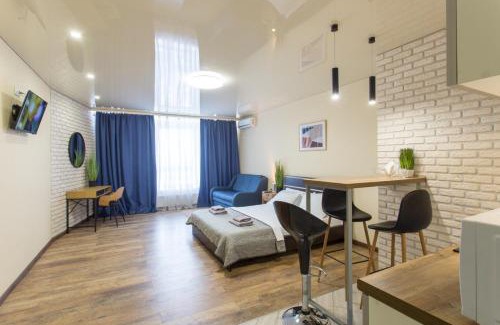 Petrovskoye Apartment | Stunning Studio with Breathtaking Views, Family-Friendly!