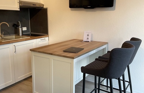 Bad Rothenfelde Apartment | Cozy Studio with Balcony & Scenic Salt Works View
