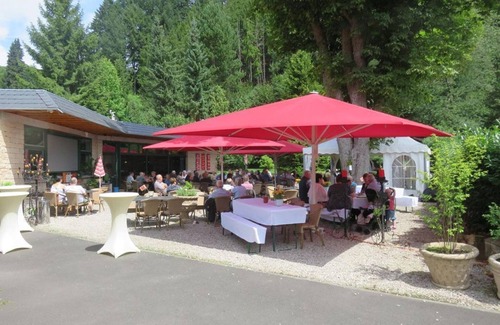 Idar-Oberstein House | Inviting Studio with Balcony at Diamanthotel Idar-Oberstein
