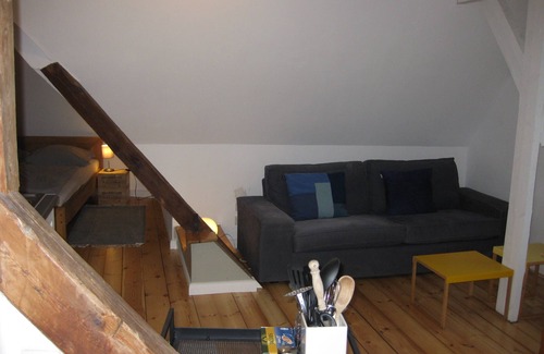 Flensburg Apartment | Panoramic Studio in Old Town with Parking & Ocean Views