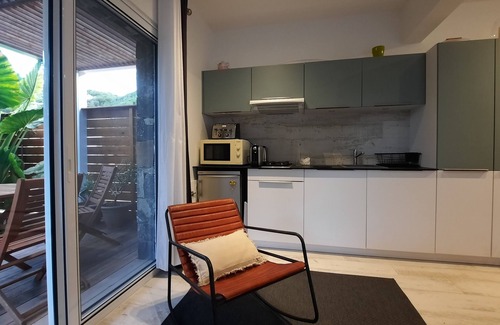 Anse des Flamands Apartment | Cozy Studio Steps from the Beach with Oceanfront Views