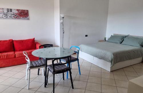 Busto Arsizio Apartment | Cozy Studio with Terrace for a Relaxing Getaway