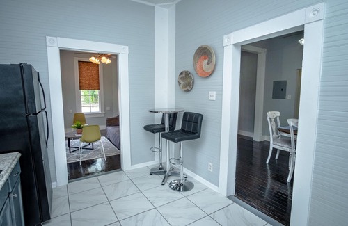 Five Points Apartment | Historic 2BR Pad Steps from Downtown with Spa & Restaurant