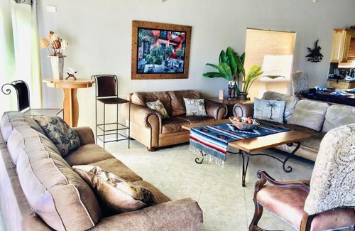 Sandy Beach Villa | Beachfront 4 Bedroom Villa with Pool & Hot Tub at Las Palmas
