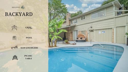Dallas House | Family-Friendly 5Br Home with Pool & Cinema in Dallas
