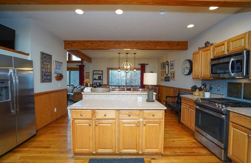 Thayerville House | Elegant Lakefront Home with Dock Slip & Top-Rated Amenities